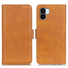 Coque Portefeuille Livre Cuir Etui Clapet M15L pour Xiaomi Poco C50 Brun Clair