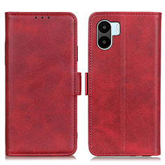 Coque Portefeuille Livre Cuir Etui Clapet M15L pour Xiaomi Poco C50 Rouge