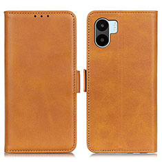 Coque Portefeuille Livre Cuir Etui Clapet M15L pour Xiaomi Poco C51 Brun Clair