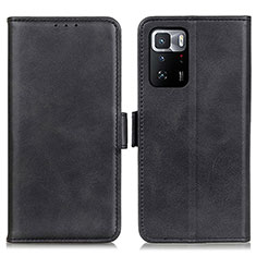 Coque Portefeuille Livre Cuir Etui Clapet M15L pour Xiaomi Poco X3 GT 5G Noir