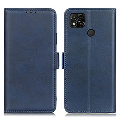 Coque Portefeuille Livre Cuir Etui Clapet M15L pour Xiaomi Redmi 10A 4G Bleu