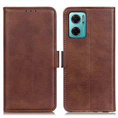 Coque Portefeuille Livre Cuir Etui Clapet M15L pour Xiaomi Redmi 11 Prime 5G Marron