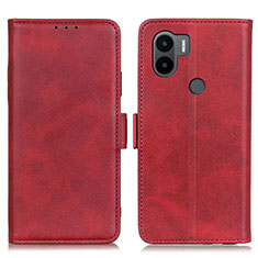 Coque Portefeuille Livre Cuir Etui Clapet M15L pour Xiaomi Redmi A1 Plus Rouge