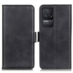 Coque Portefeuille Livre Cuir Etui Clapet M15L pour Xiaomi Redmi K50 5G Noir