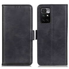 Coque Portefeuille Livre Cuir Etui Clapet M15L pour Xiaomi Redmi Note 11 4G (2021) Noir