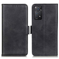 Coque Portefeuille Livre Cuir Etui Clapet M15L pour Xiaomi Redmi Note 11 Pro 4G Noir