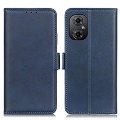 Coque Portefeuille Livre Cuir Etui Clapet M15L pour Xiaomi Redmi Note 11R 5G Bleu