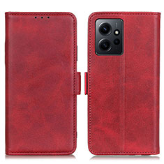 Coque Portefeuille Livre Cuir Etui Clapet M15L pour Xiaomi Redmi Note 12 4G Rouge