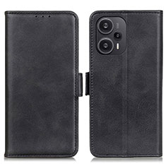 Coque Portefeuille Livre Cuir Etui Clapet M15L pour Xiaomi Redmi Note 12 Turbo 5G Noir