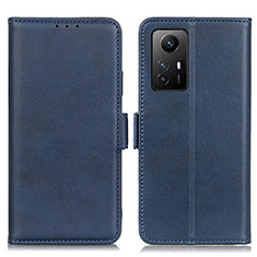 Coque Portefeuille Livre Cuir Etui Clapet M15L pour Xiaomi Redmi Note 12S Bleu