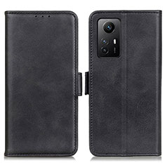 Coque Portefeuille Livre Cuir Etui Clapet M15L pour Xiaomi Redmi Note 12S Noir