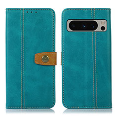 Coque Portefeuille Livre Cuir Etui Clapet M16L pour Google Pixel 8 Pro 5G Vert