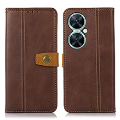 Coque Portefeuille Livre Cuir Etui Clapet M16L pour Huawei Nova 11i Marron