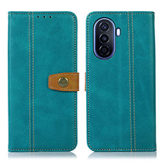 Coque Portefeuille Livre Cuir Etui Clapet M16L pour Huawei Nova Y70 Plus Vert