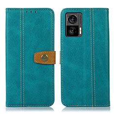 Coque Portefeuille Livre Cuir Etui Clapet M16L pour Motorola Moto Edge 30 Lite 5G Vert