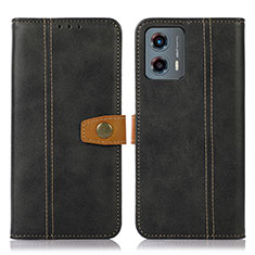 Coque Portefeuille Livre Cuir Etui Clapet M16L pour Motorola Moto G 5G (2023) Noir