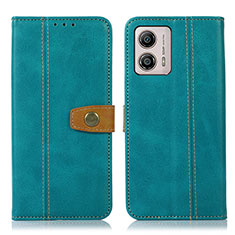 Coque Portefeuille Livre Cuir Etui Clapet M16L pour Motorola Moto G53 5G Vert