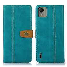 Coque Portefeuille Livre Cuir Etui Clapet M16L pour Nokia C110 Vert