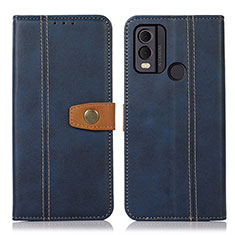 Coque Portefeuille Livre Cuir Etui Clapet M16L pour Nokia C22 Bleu