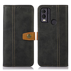 Coque Portefeuille Livre Cuir Etui Clapet M16L pour Nokia C22 Noir