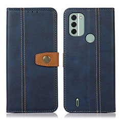 Coque Portefeuille Livre Cuir Etui Clapet M16L pour Nokia C31 Bleu