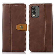 Coque Portefeuille Livre Cuir Etui Clapet M16L pour Nokia C32 Marron