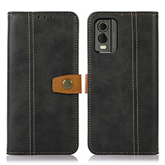 Coque Portefeuille Livre Cuir Etui Clapet M16L pour Nokia C32 Noir