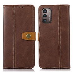 Coque Portefeuille Livre Cuir Etui Clapet M16L pour Nokia G11 Marron