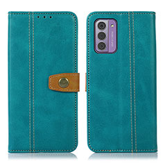 Coque Portefeuille Livre Cuir Etui Clapet M16L pour Nokia G42 5G Vert