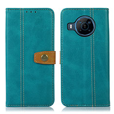 Coque Portefeuille Livre Cuir Etui Clapet M16L pour Nokia X100 5G Vert