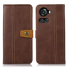 Coque Portefeuille Livre Cuir Etui Clapet M16L pour OnePlus Ace 5G Marron