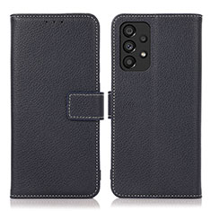 Coque Portefeuille Livre Cuir Etui Clapet M16L pour Samsung Galaxy A53 5G Bleu