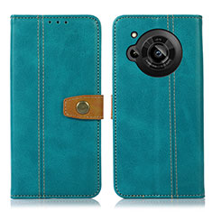 Coque Portefeuille Livre Cuir Etui Clapet M16L pour Sharp Aquos R7 Vert