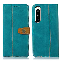 Coque Portefeuille Livre Cuir Etui Clapet M16L pour Sony Xperia 5 IV Vert