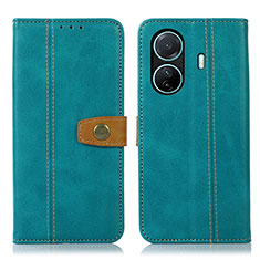 Coque Portefeuille Livre Cuir Etui Clapet M16L pour Vivo T1 5G Vert