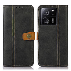 Coque Portefeuille Livre Cuir Etui Clapet M16L pour Xiaomi Mi 13T 5G Noir