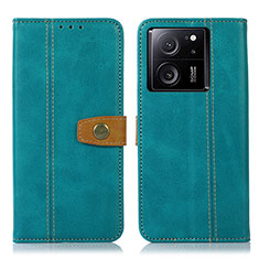 Coque Portefeuille Livre Cuir Etui Clapet M16L pour Xiaomi Mi 13T 5G Vert