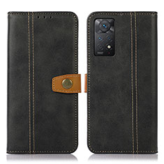 Coque Portefeuille Livre Cuir Etui Clapet M16L pour Xiaomi Redmi Note 11 Pro 5G Noir