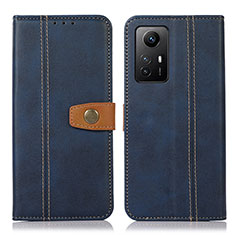 Coque Portefeuille Livre Cuir Etui Clapet M16L pour Xiaomi Redmi Note 12S Bleu