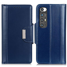 Coque Portefeuille Livre Cuir Etui Clapet ML13 pour Xiaomi Mi 10S 5G Bleu