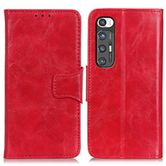 Coque Portefeuille Livre Cuir Etui Clapet ML2 pour Xiaomi Mi 10S 5G Rouge