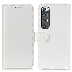 Coque Portefeuille Livre Cuir Etui Clapet ML7 pour Xiaomi Mi 10S 5G Blanc