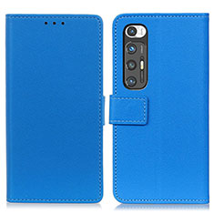 Coque Portefeuille Livre Cuir Etui Clapet ML8 pour Xiaomi Mi 10S 5G Bleu