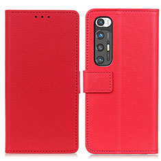 Coque Portefeuille Livre Cuir Etui Clapet ML8 pour Xiaomi Mi 10S 5G Rouge