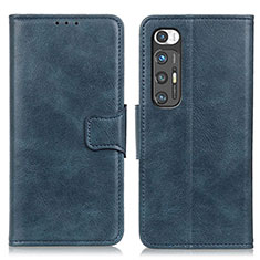 Coque Portefeuille Livre Cuir Etui Clapet ML9 pour Xiaomi Mi 10S 5G Bleu