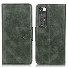 Coque Portefeuille Livre Cuir Etui Clapet ML9 pour Xiaomi Mi 10S 5G Vert