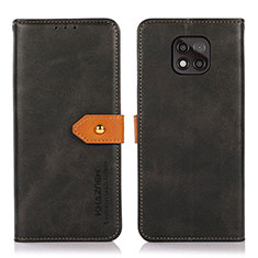 Coque Portefeuille Livre Cuir Etui Clapet N01P pour Motorola Moto G Power (2021) Noir