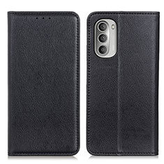 Coque Portefeuille Livre Cuir Etui Clapet N01P pour Motorola Moto G Stylus (2022) 4G Noir