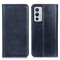 Coque Portefeuille Livre Cuir Etui Clapet N01P pour OnePlus 9RT 5G Bleu