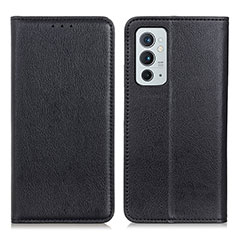 Coque Portefeuille Livre Cuir Etui Clapet N01P pour OnePlus 9RT 5G Noir